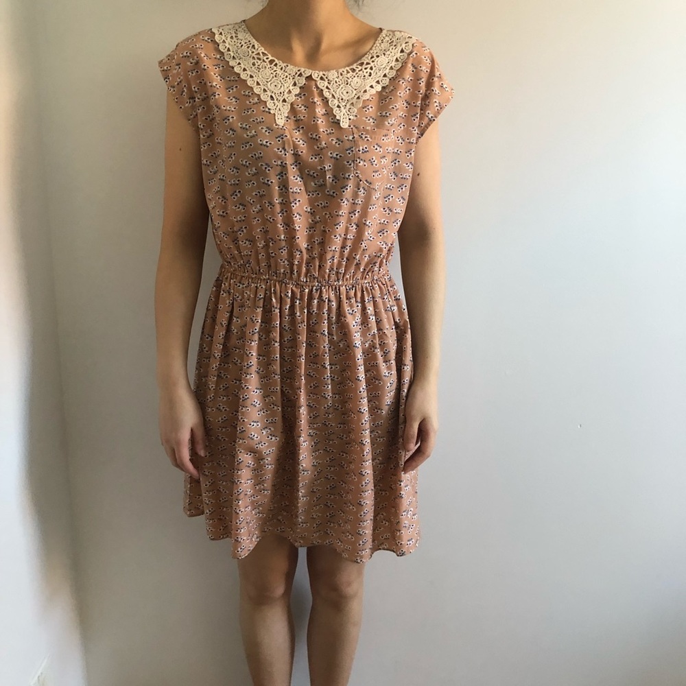 Mini floral dress